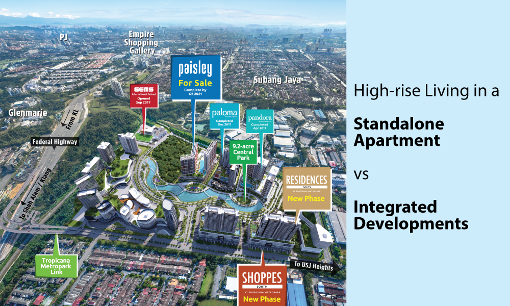 High-rise Living in a Standalone Apartment vs Integrated Developments