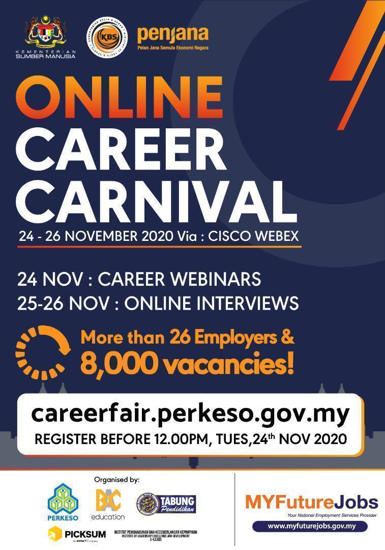 Connect and get hired with top employers at the Online Career Carnival
