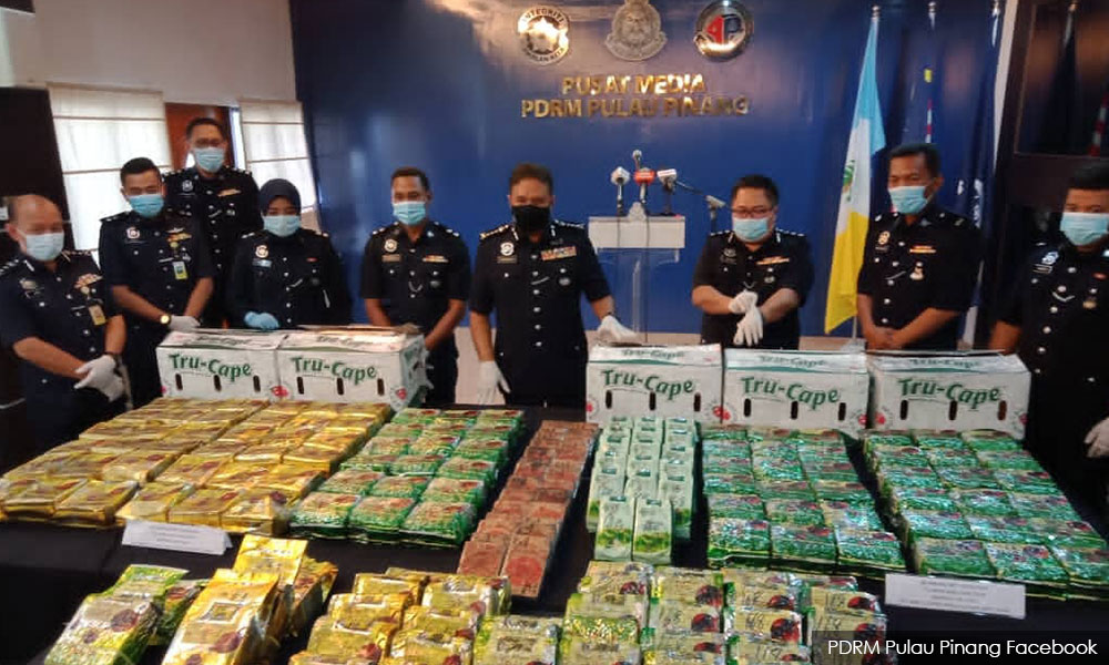 Enam termasuk tiga beranak ditahan bersama dadah RM8.14j